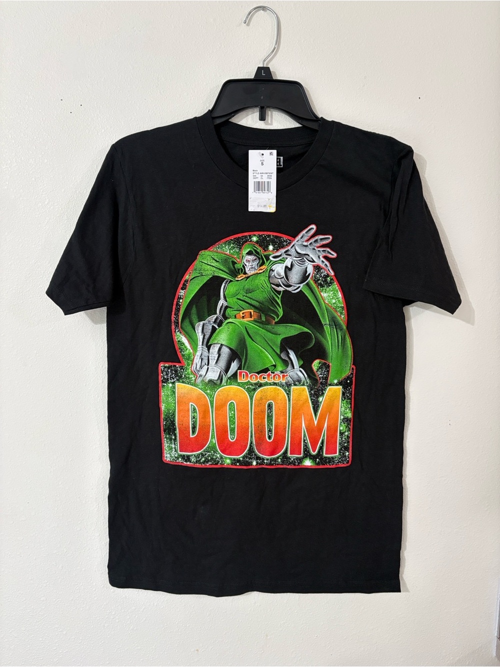 NWT Marvel Doctor Doom Graphic T-Shirt 100% Cotton Men’s Size S